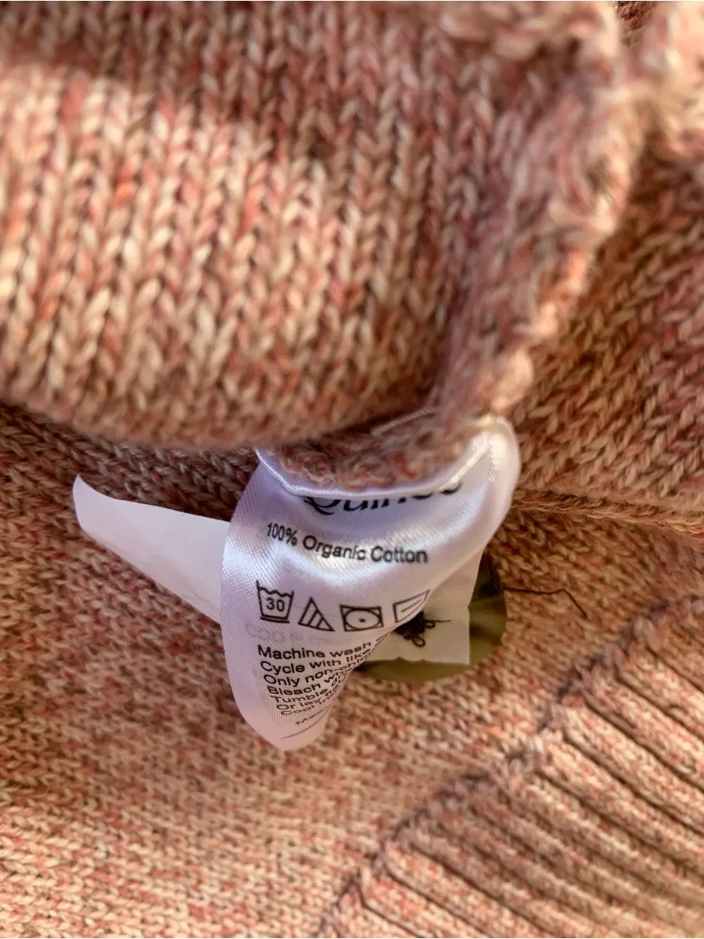 Quince 100% Organic Cotton Cropped Cardigan